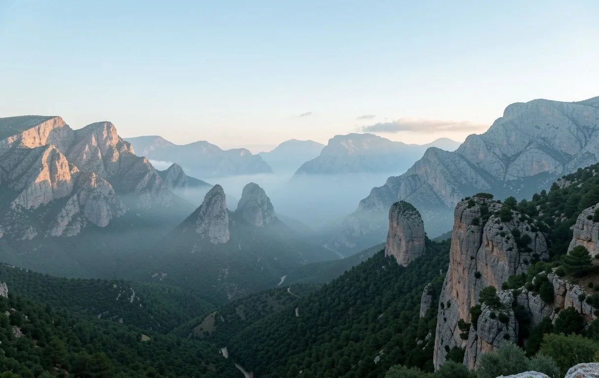 Paisaje natural de la Sierra de Tramuntana