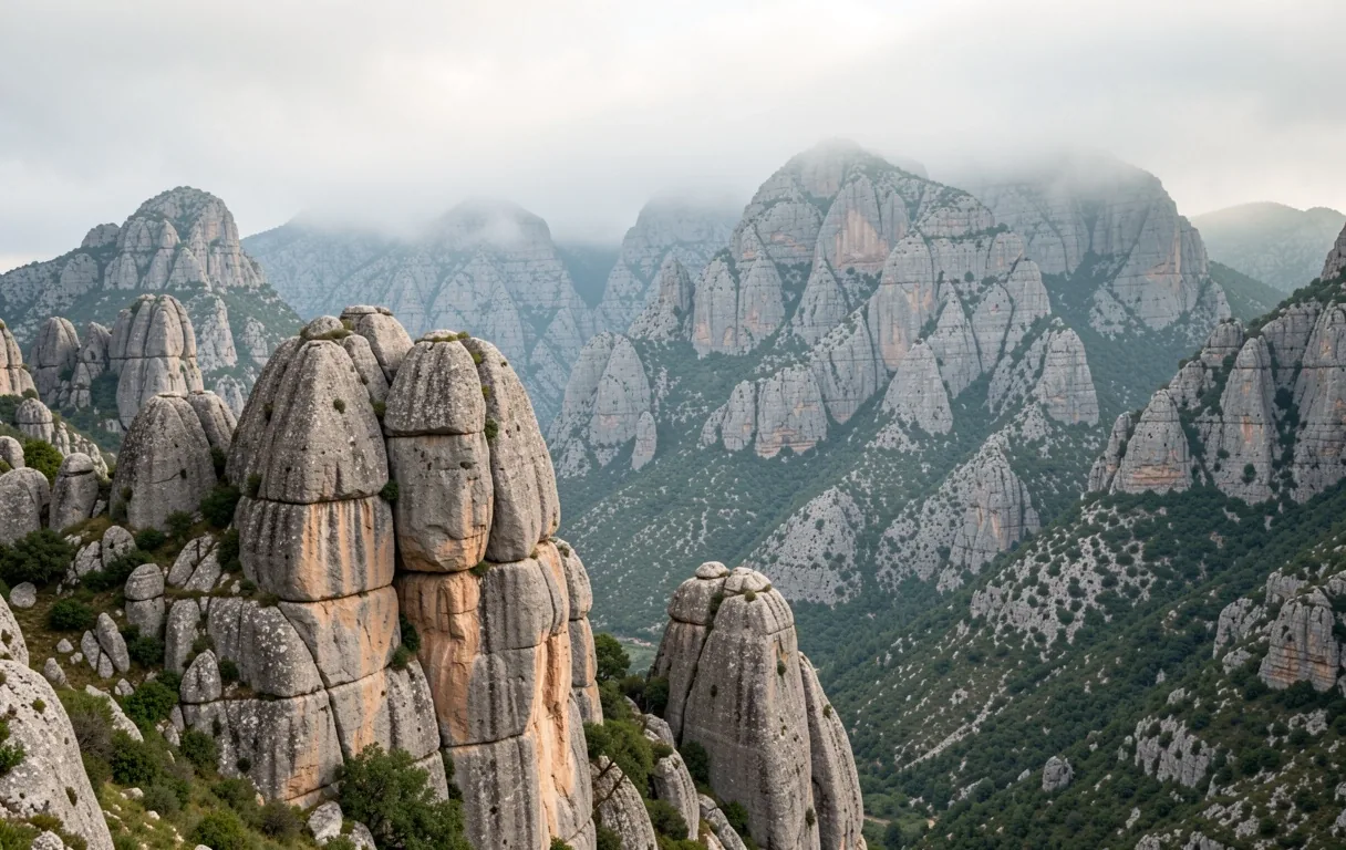 Paisaje de montaña española
